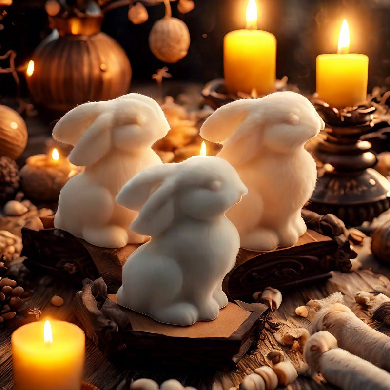 Easter Bunny Silicone Mold | DIY Candle, Chocolate & Plaster Craft Mold