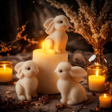 Easter Bunny Silicone Mold | DIY Candle, Chocolate & Plaster Craft Mold