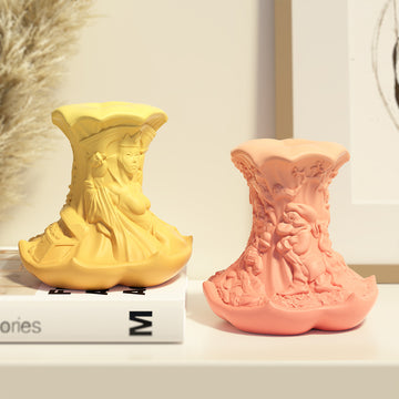 Apple Core Silicone Mold for Aromatherapy Candle & Plaster, Creative Princess Apple Shape Resin Mold, Tabletop Decor DIY Craft