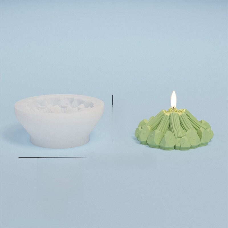 Cute Snowman Silicone Mold-Snowman Candle Mold-Snowman By the Fire Concrete Mold-Aromatherapy Plaster Ornament Mold-Christmas Decoration