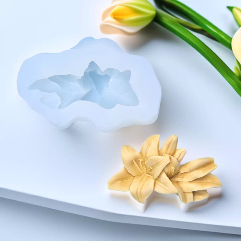 DIY Scented Candle & Car Aroma Diffuser Stone Mold, Plaster Gypsum Craft Making Mould for Home Decoration