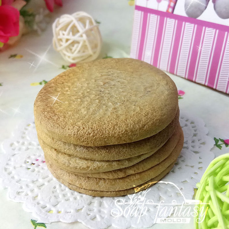 Stack of pancakes Silicone soap mold, candle mold for Craft & Hobby