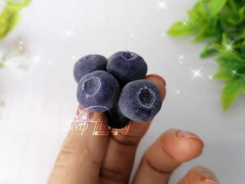 Triple berries Silicone Soap Mold - for soap making, Craft & Hobby