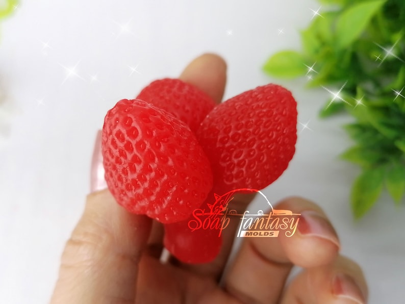 Triple berries Silicone Soap Mold - for soap making, Craft & Hobby