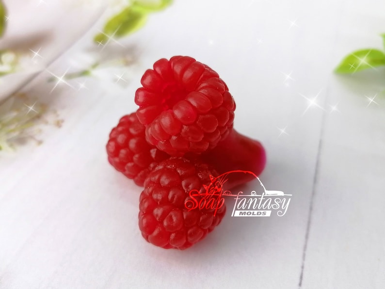 Triple berries Silicone Soap Mold - for soap making, Craft & Hobby