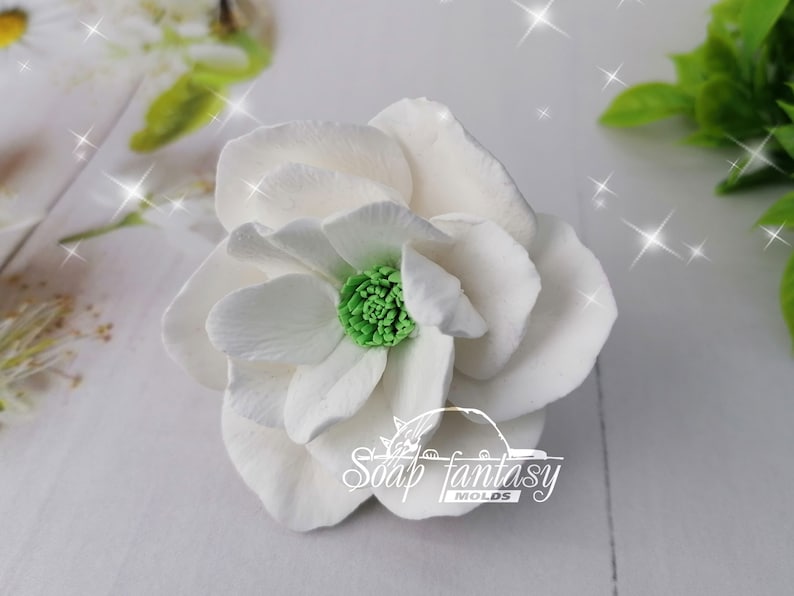 Hellebore flower Silicone Soap Mold - for soap making, Craft & Hobby