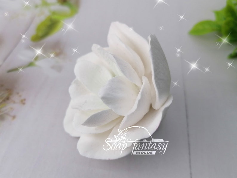 Hellebore flower Silicone Soap Mold - for soap making, Craft & Hobby