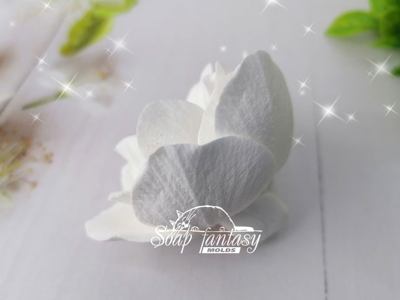 Hellebore flower Silicone Soap Mold - for soap making, Craft & Hobby