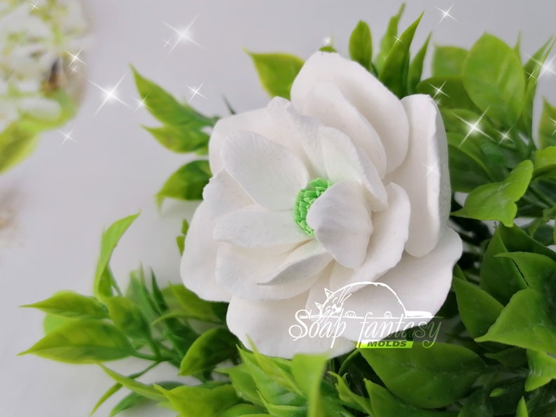 Hellebore flower Silicone Soap Mold - for soap making, Craft & Hobby