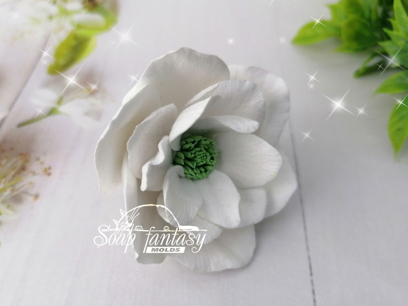Hellebore flower Silicone Soap Mold - for soap making, Craft & Hobby