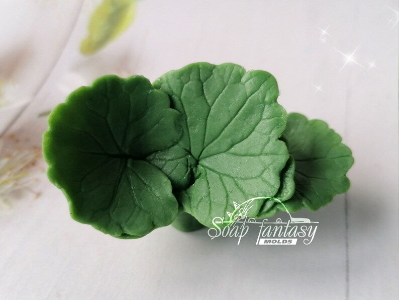 Leafs (bouquet inserts) Silicone soap mold, candle mold for Craft & Hobby