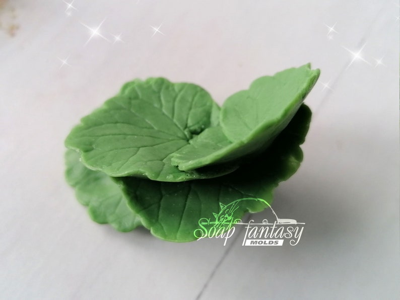 Leafs (bouquet inserts) Silicone soap mold, candle mold for Craft & Hobby