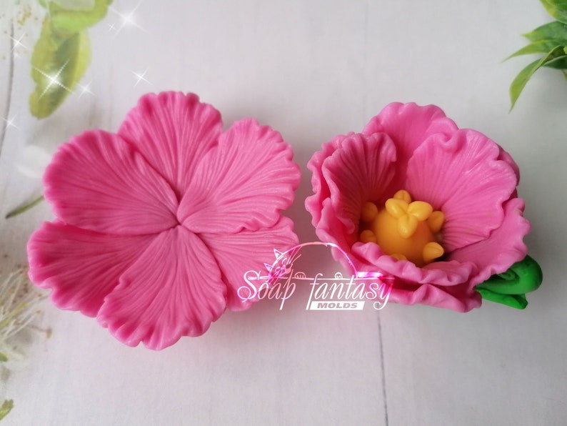 Tulip mini cup and saucer Silicone Soap Mold - for soap making, Craft & Hobby