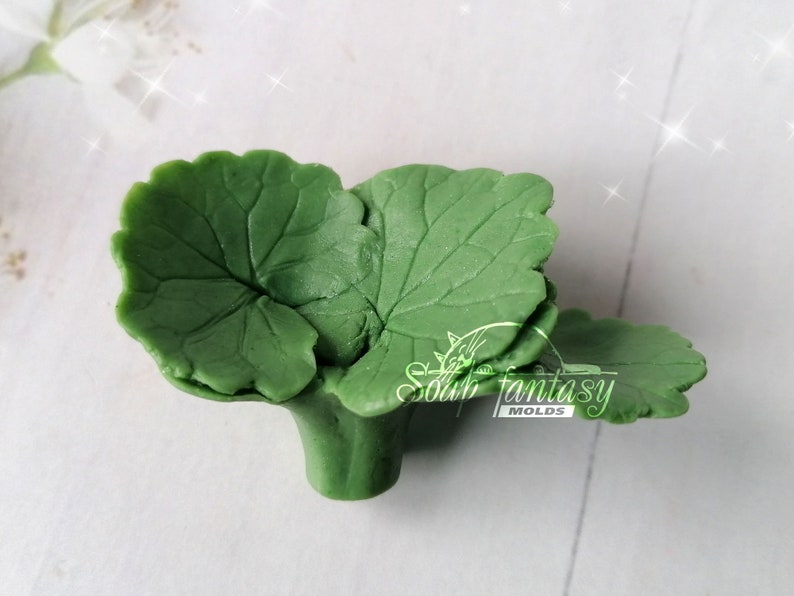 Leafs (bouquet inserts) Silicone soap mold, candle mold for Craft & Hobby