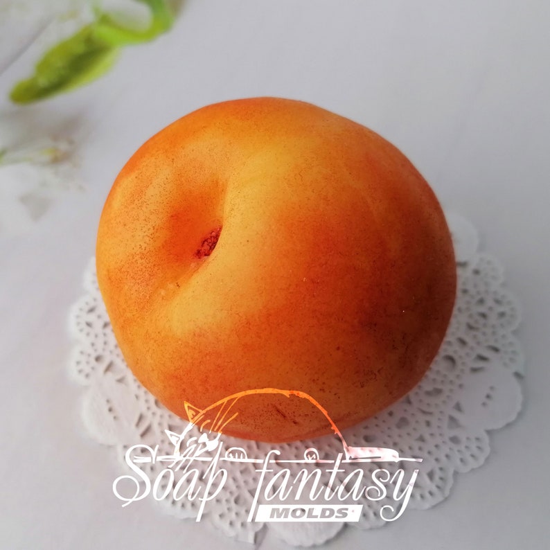 Peach Silicone Soap Mold - for soap making, Craft & Hobby