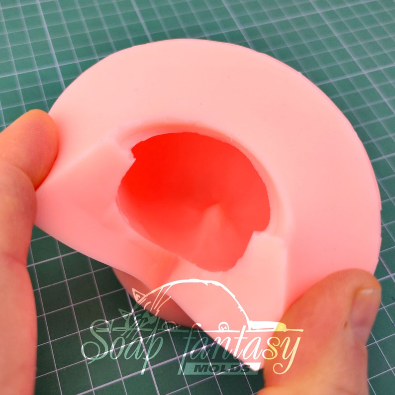 Peach Silicone Soap Mold - for soap making, Craft & Hobby