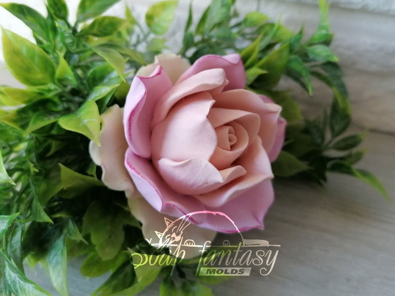 Custom silicone mold Big Rose "Estelle" - Soap Molds, Candle Molds for DIY & Crafts