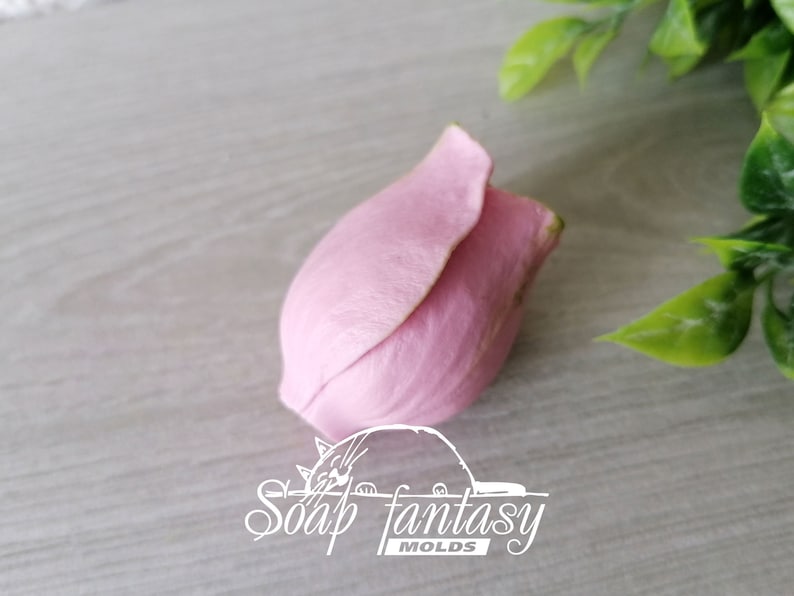 Rose bud "Iguazu" Silicone Soap Mold - for soap making, Craft & Hobby