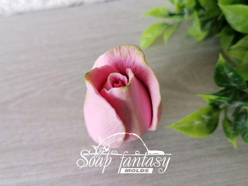 Rose bud "Iguazu" Silicone Soap Mold - for soap making, Craft & Hobby