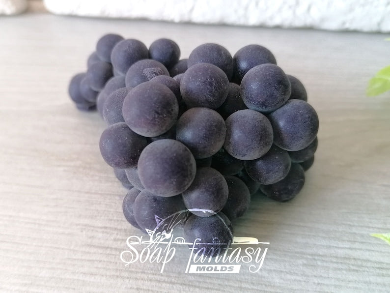 Bunch of grapes Silicone Soap Mold - for soap making, candle making, Craft & Hobby