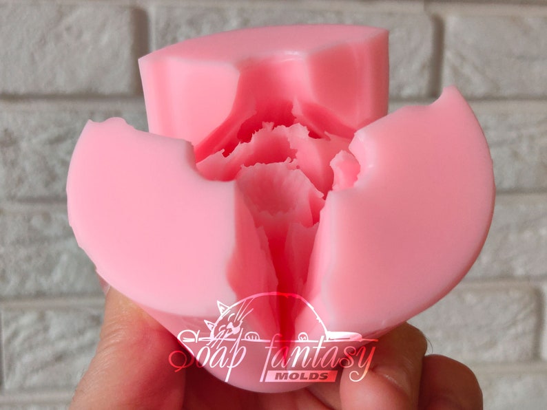 Dahlia "La Cierva" Silicone Soap Mold - for soap making, Craft & Hobby