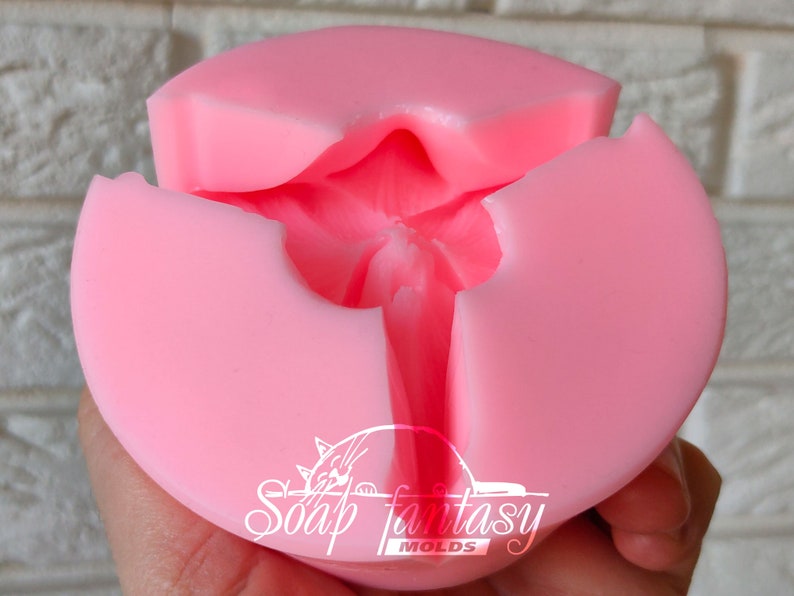 Orchid flower Silicone Soap Mold - for soap making, Craft & Hobby