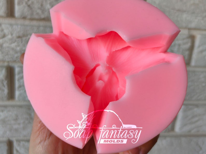 Orchid flower Silicone Soap Mold - for soap making, Craft & Hobby