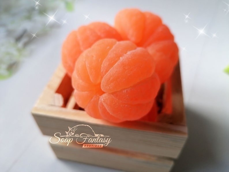 Tangerine (peeled) Silicone Soap Mold - for soap making, candle making, Craft & Hobby