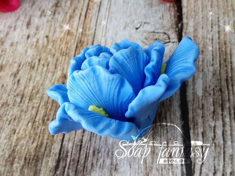 Irises flower Silicone Soap Mold - for soap making, Craft & Hobby