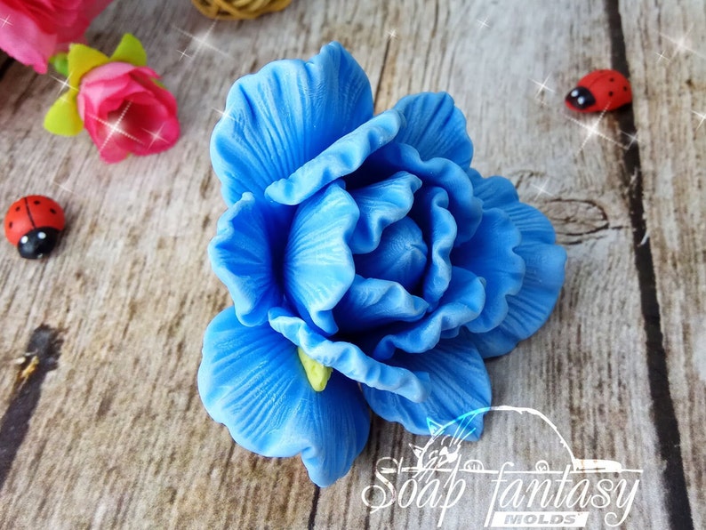 Irises flower Silicone Soap Mold - for soap making, Craft & Hobby
