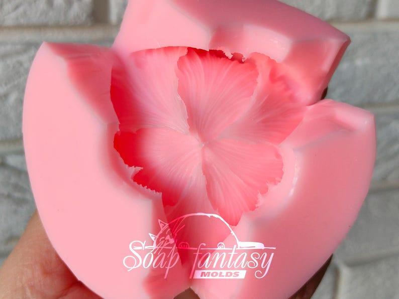 Tulip mini cup and saucer Silicone Soap Mold - for soap making, Craft & Hobby