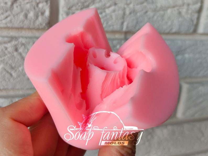 Tulip mini cup and saucer Silicone Soap Mold - for soap making, Craft & Hobby