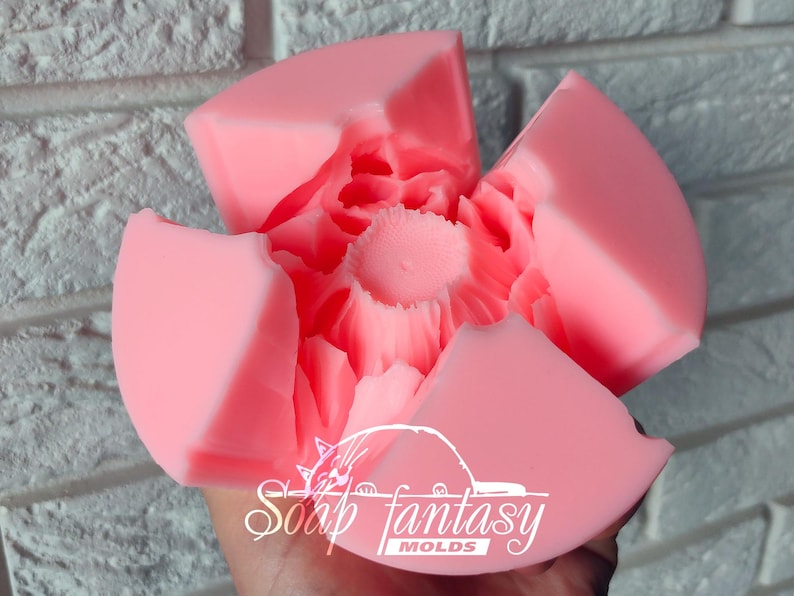 Custom silicone mold Sunny Sunflowers 1-2 - Soap Molds, Candle Molds for DIY & Crafts