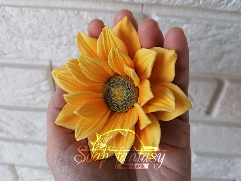 Custom silicone mold Sunny Sunflowers 1-2 - Soap Molds, Candle Molds for DIY & Crafts