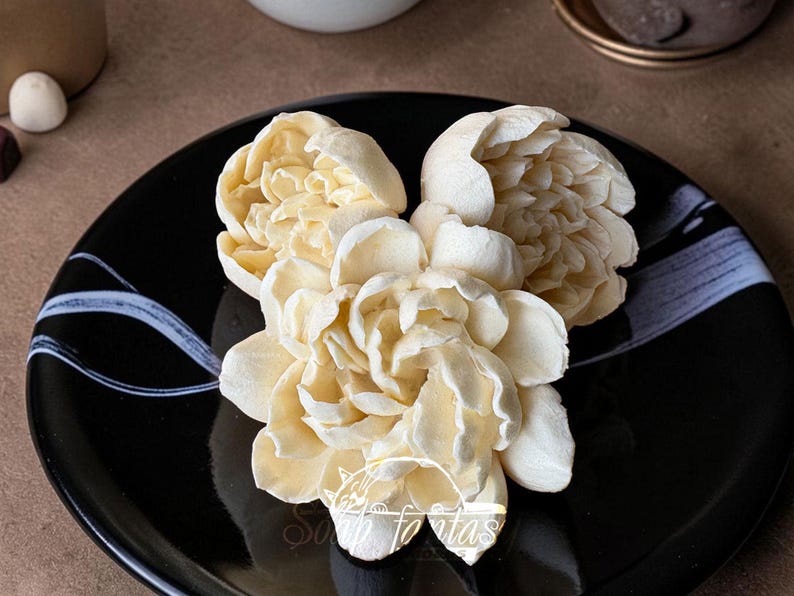 Peony Silicone Mold for Marshmallow Flowers, Edible Flowers, Food Grade Mold, Zephyr Mold, Peony Flower Mold "Luxurious"