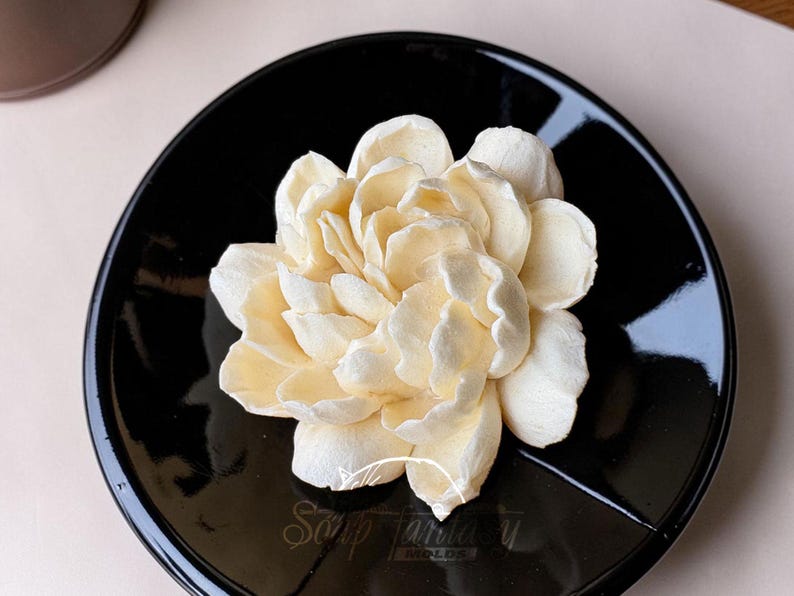 Peony Silicone Mold for Marshmallow Flowers, Edible Flowers, Food Grade Mold, Zephyr Mold, Peony Flower Mold "Luxurious"