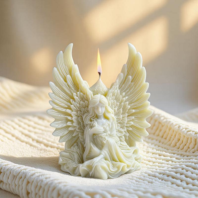 3D Fantasy Fairy Candle Silicone Mold-Butterfly Fairy Candle Mold-Angel Girl Candle Mold-Christmas Candle Decor Mold-Soy Wax Candle Mold