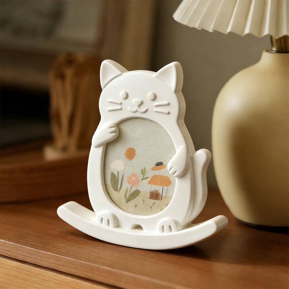 Resin Picture Frame Mold Puppy/Kitten/Dinosaur Silicone Molds for DIY Pets Personalised Picture Frame Epoxy Moulds Art Craft for Home Decor
