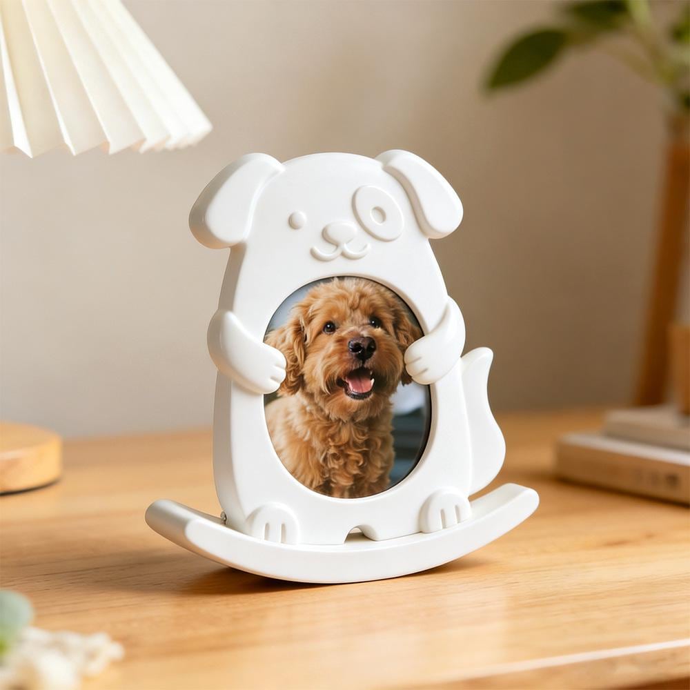Resin Picture Frame Mold Puppy/Kitten/Dinosaur Silicone Molds for DIY Pets Personalised Picture Frame Epoxy Moulds Art Craft for Home Decor