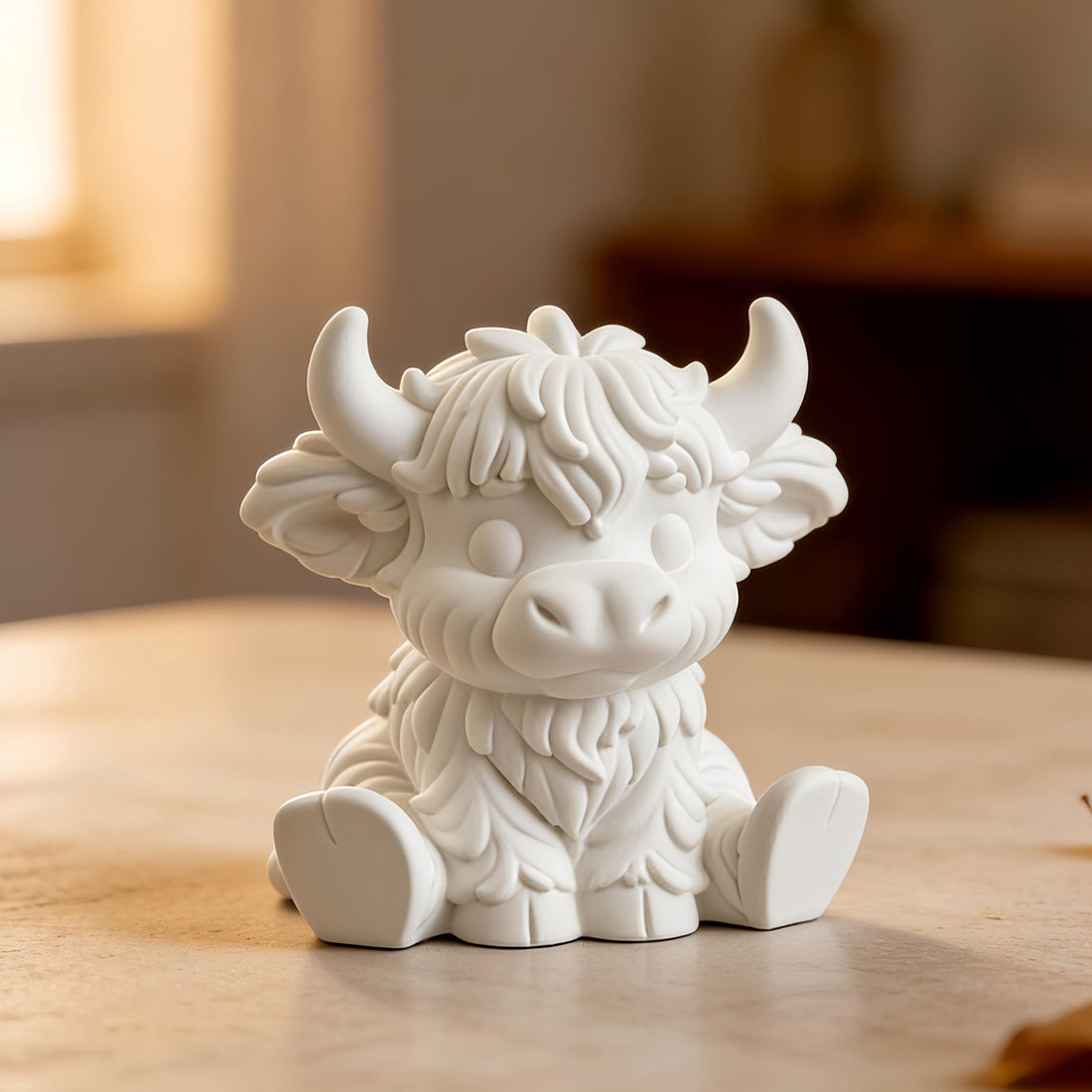 Highland Cow Silicone Mold-3D Highland Cattle Cow Resin Mold-Highland Yak Candle Mold-Jesmonite Aromatherapy Plaster Mold