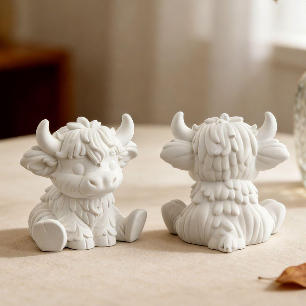 Highland Cow Silicone Mold-3D Highland Cattle Cow Resin Mold-Highland Yak Candle Mold-Jesmonite Aromatherapy Plaster Mold