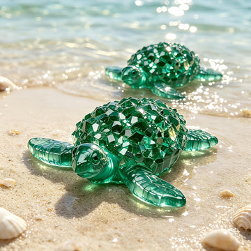 3D Sea Turtle Silicone Mold-Diamond Sea Turtle Resin Mold-DIY Crystal Turtle Ornament Mold-Epoxy Resin Art Mold